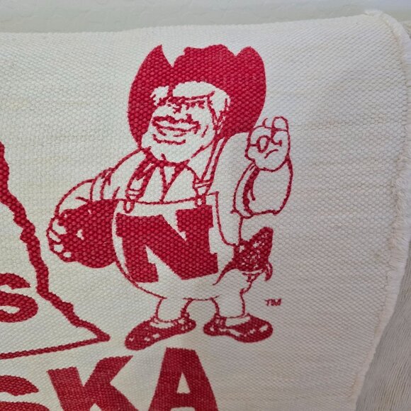 Vintage 1994/1995 National Champions Nebraska Cornhusker Decorative Rug - Picture 4 of 9